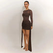Bella/Vestido Fiesta con dobles bolantes