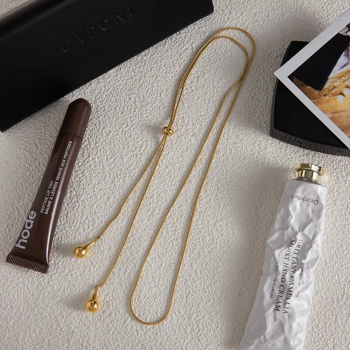 Cadena Ajustable Stainless Steel Chapado Oro18k