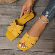 Sandalias de diseñador cuero