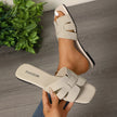 Sandalias de diseñador cuero