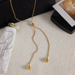 Cadena Ajustable Stainless Steel Chapado Oro18k
